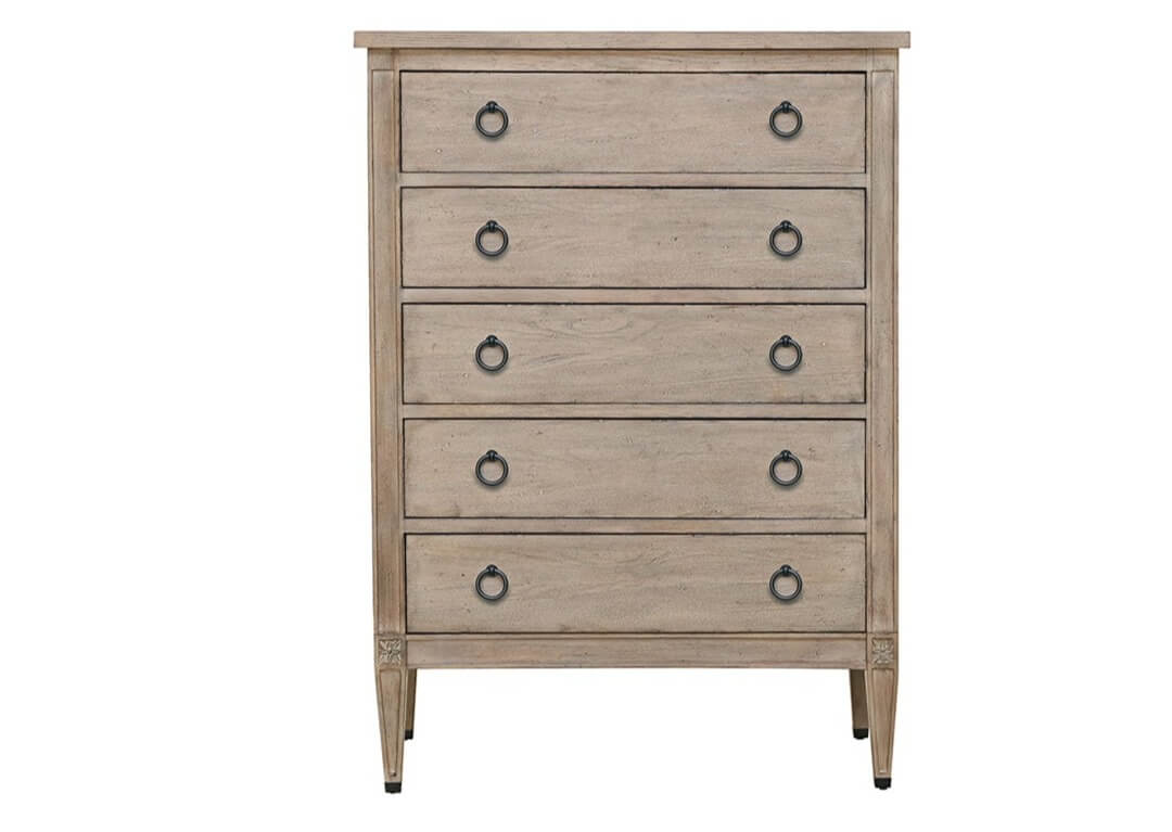 Charlotte 5 Drawer Dresser | Bassett Furniture
