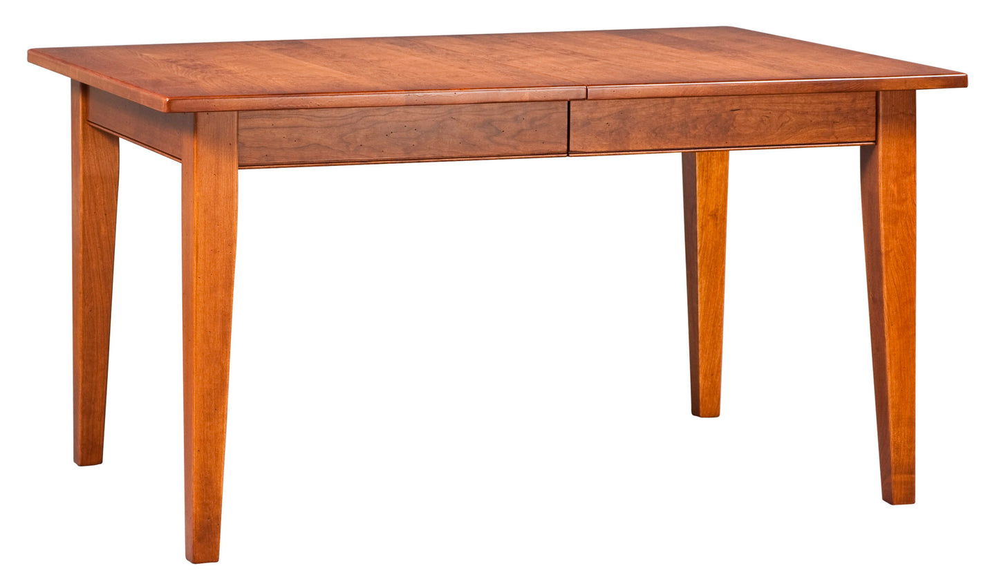 Zimmerman Chair 110 Rectangle Extension Table 56-72 Inch Cherry Maple Oak