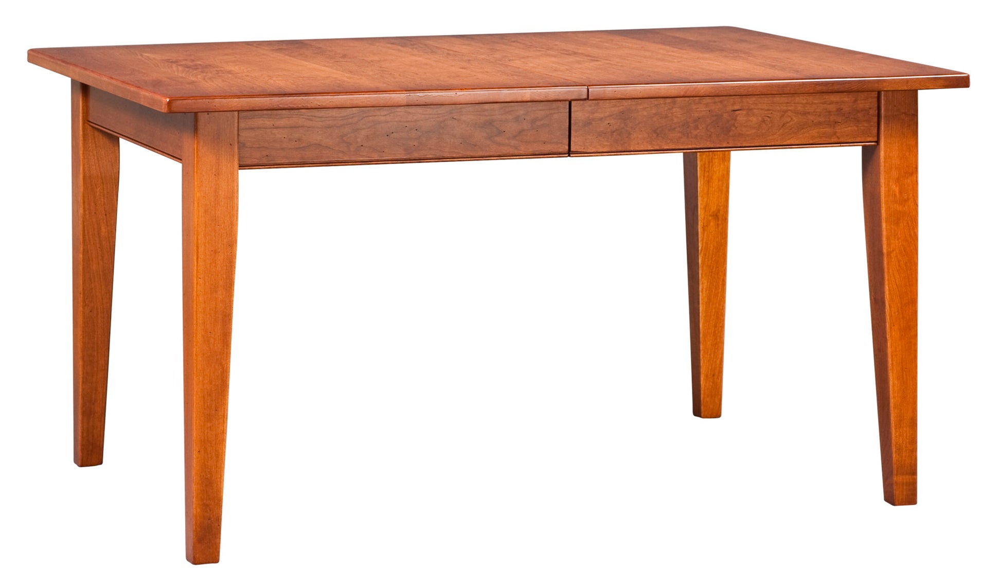 Zimmerman Chair 110 Rectangle Extension Table 56-72 Inch Cherry Maple Oak