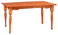 Zimmerman Chair 110 Rectangle Extension Table 56-72 Inch Cherry Maple Oak