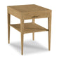 Woodbridge Furniture Provence Lamp Table 21 Inch Limewash Brass