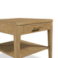 Woodbridge Furniture Provence Lamp Table 21 Inch Limewash Brass