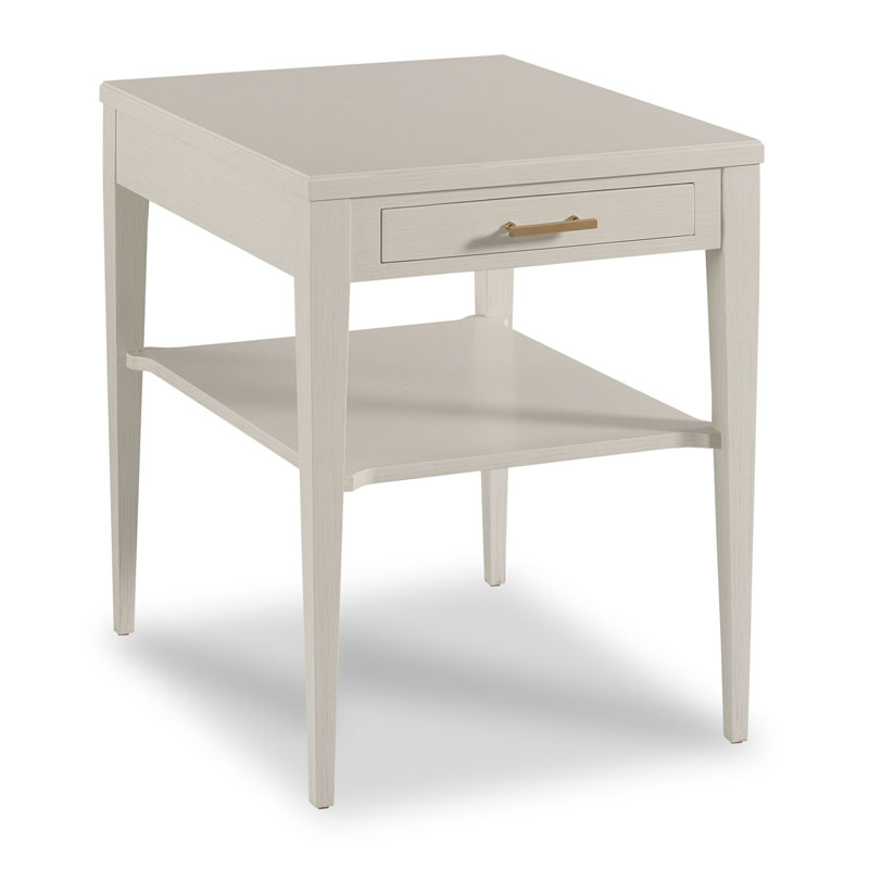 Woodbridge Furniture Provence Lamp Table 21 Inch Carrara Brass