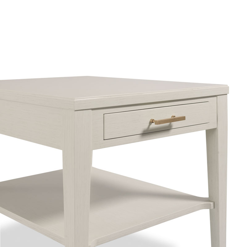 Woodbridge Furniture Provence Lamp Table 21 Inch Carrara Brass