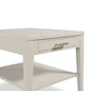 Woodbridge Furniture Provence Lamp Table 21 Inch Carrara Brass