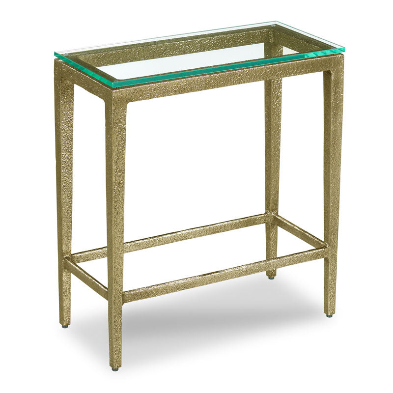 Piers Drink Table 9 Inch Textured Gold M7