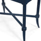 Woodbridge Furniture Tradd Drink Table 13 Inch 35 Navy Brass