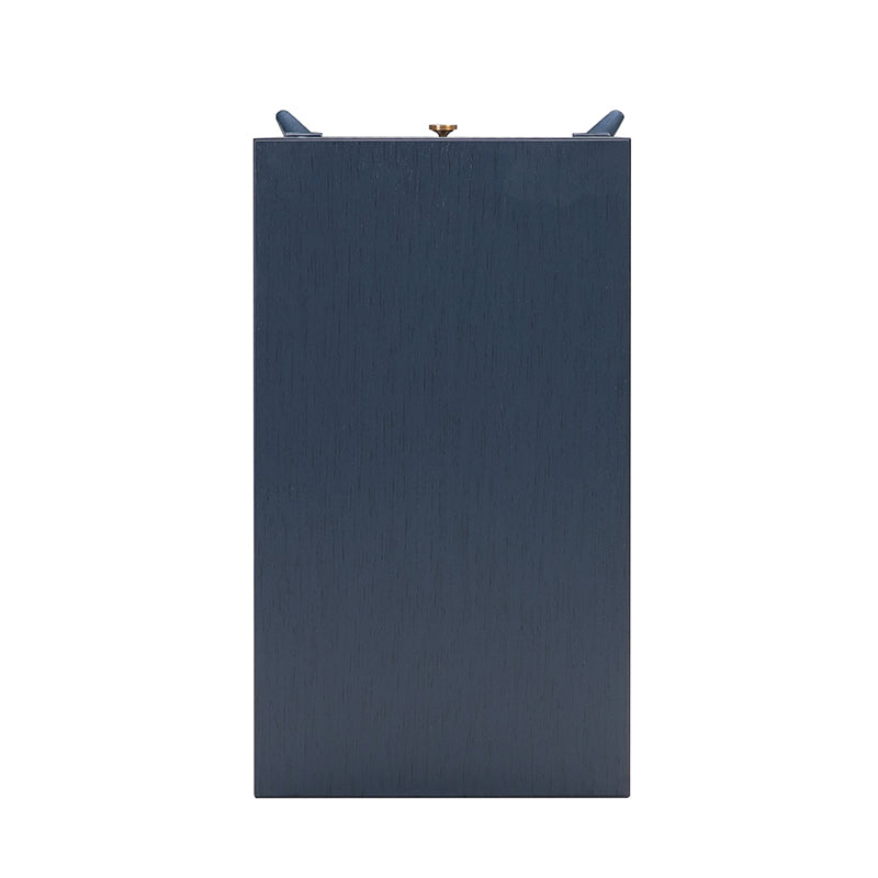 Woodbridge Furniture Tradd Drink Table 13 Inch 35 Navy Brass