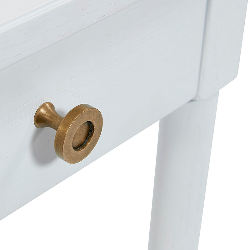 Woodbridge Furniture Tradd Drink Table 13 Inch 68 Alabaster Brass
