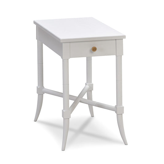 Woodbridge Furniture Tradd Drink Table 13 Inch 68 Alabaster Brass