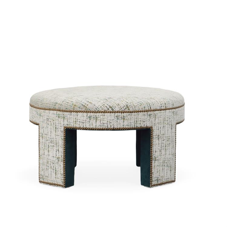 3710-33 - Durant Small Round Ottoman