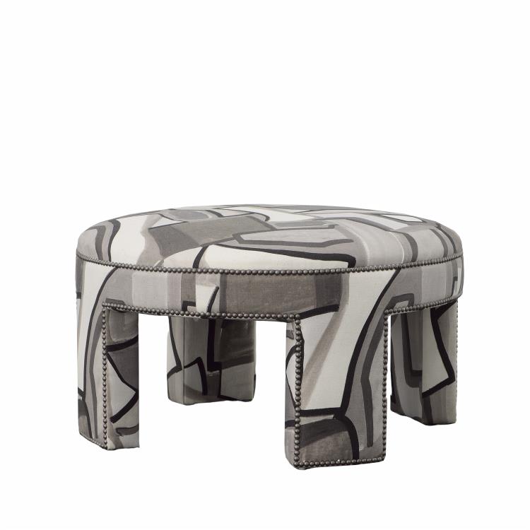 3710-33 - Durant Small Round Ottoman