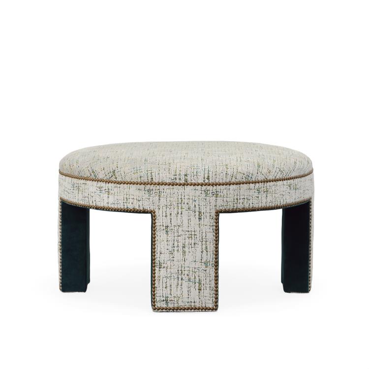 3710-33 - Durant Small Round Ottoman