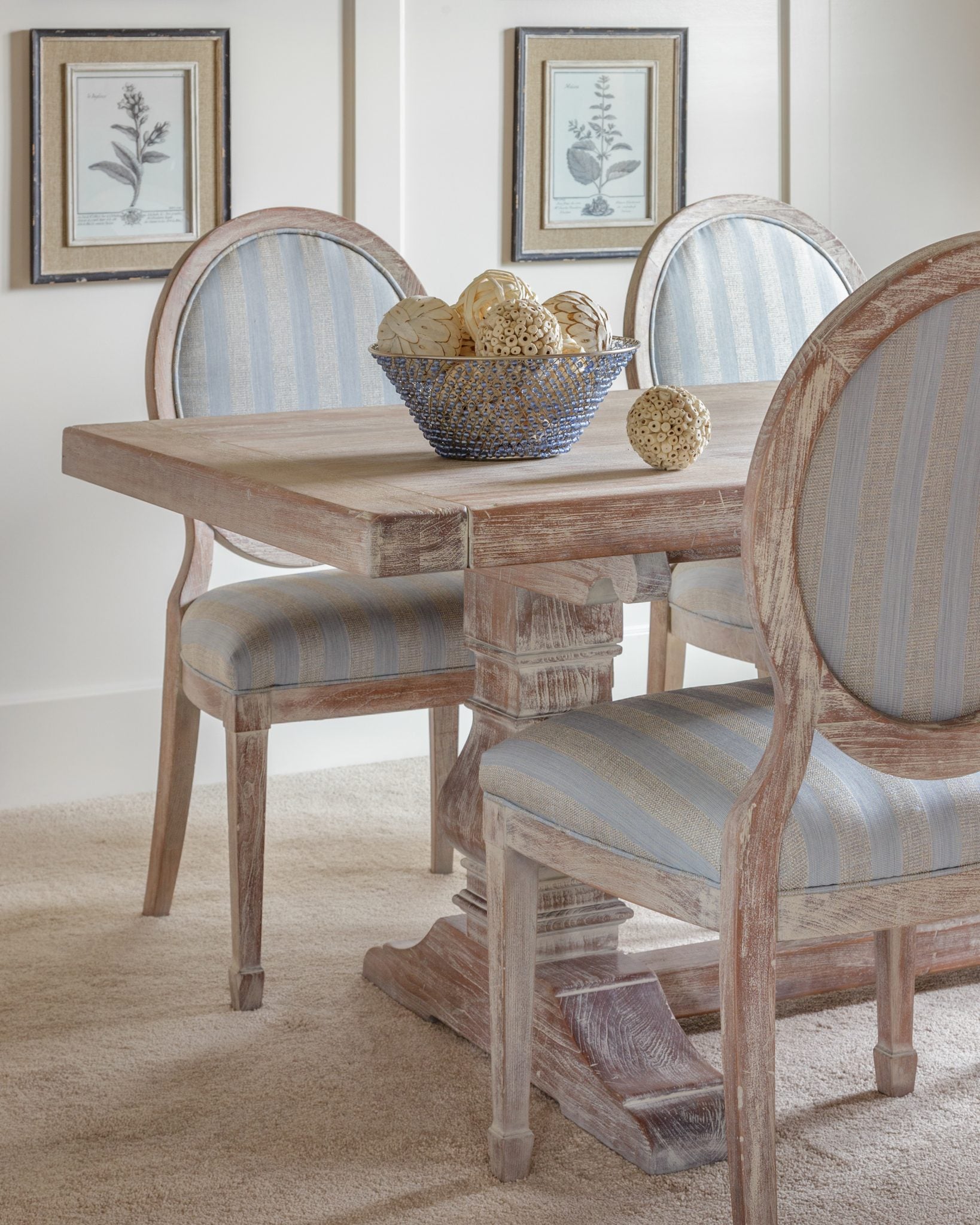 Zimmerman Chair Tuscany Trestle Table 72-108 Inch Cherry Maple Oak