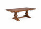 Zimmerman Chair Tuscany Trestle Table 72-108 Inch Cherry Maple Oak
