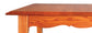 Zimmerman Chair 110 Rectangle Extension Table 56-72 Inch Cherry Maple Oak