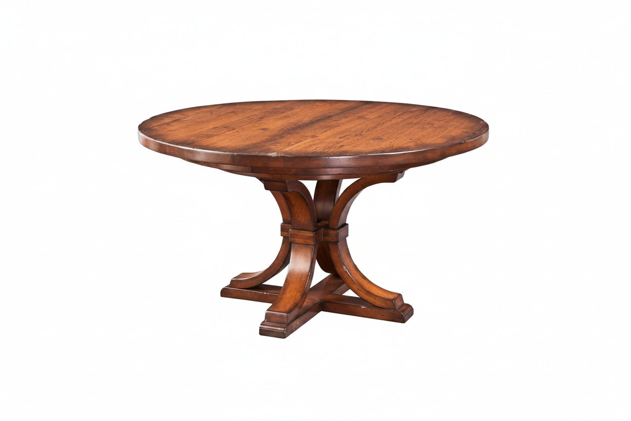 Zimmerman Chair Corona Round Table 48-72 Inch Cherry Maple