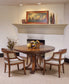 Zimmerman Chair Corona Round Table 48-72 Inch Cherry Maple