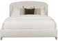 Vanguard Furniture Sofia Pleated Cal King Bed Fabric
