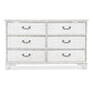 Hooker Furniture Charleston Six-Drawer Dresser White Heron