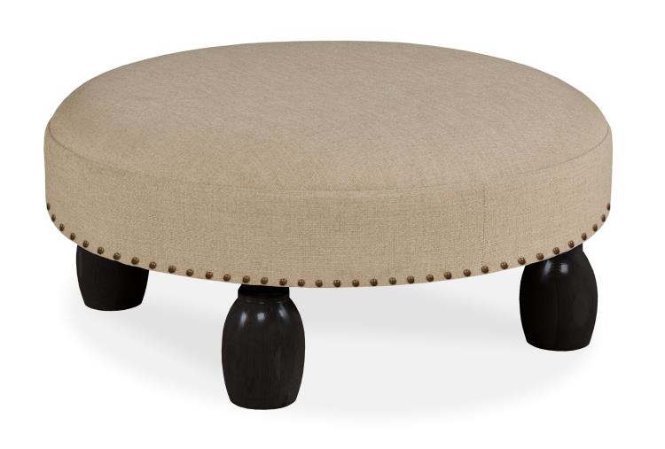 AE-3300R-36 - Upland 36" Round Cocktail Ottoman