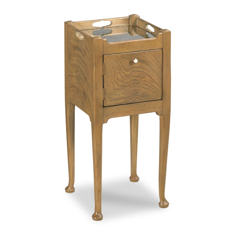 Pansy Drink Table 10 Inch 17 Auden Brass