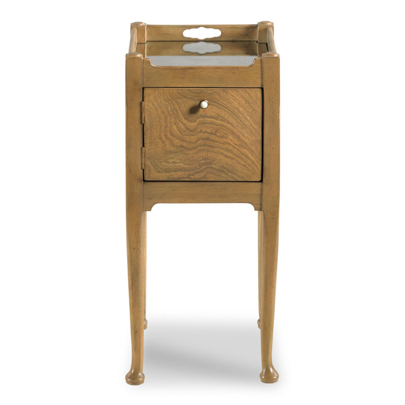 Pansy Drink Table 10 Inch 17 Auden Brass