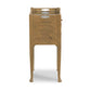 Pansy Drink Table 10 Inch 17 Auden Brass