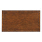 Sarah Bedside Chest 36 Inch Bordeaux Finish Brass