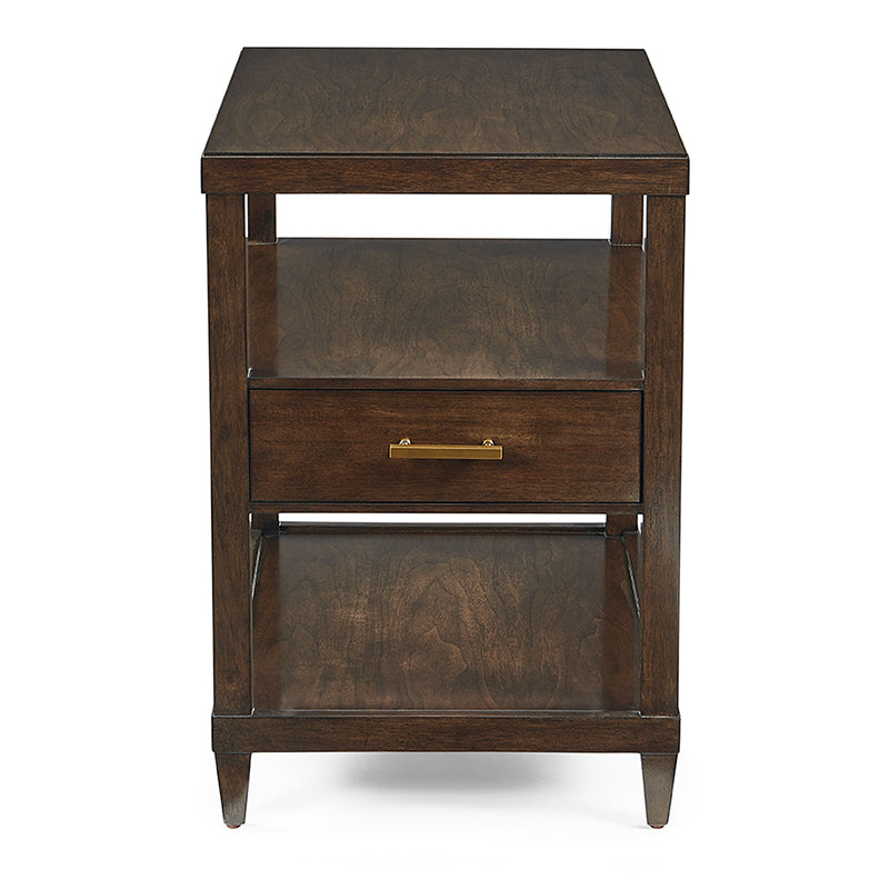 Woodbridge Furniture Davidson Side Table 17 Inch Walnut Mink Finish
