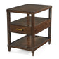 Woodbridge Furniture Davidson Side Table 17 Inch Walnut Mink Finish