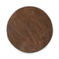 Wilkes Round Side Table Cherry Veneer 22 Inch Mink Finish