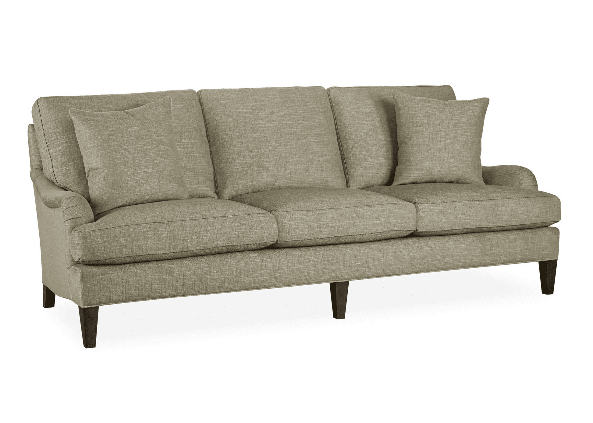Lee Industries 1563-03 Sofa in a beige fabric with english arm. 