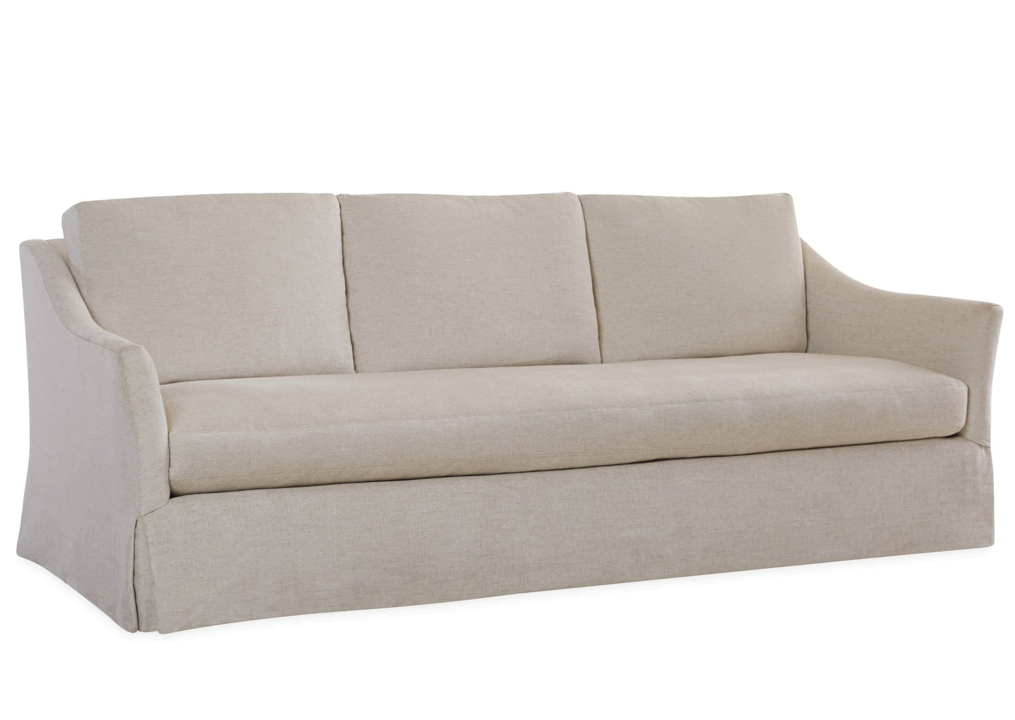 Lee Industries 3511-03 Sofa in a gray fabric with curve arm. 