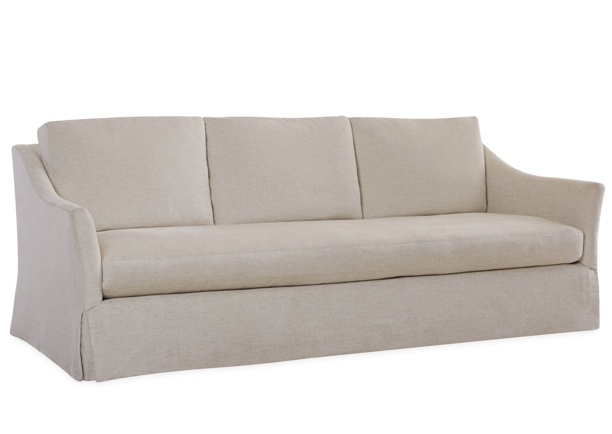 Lee Industries 3511-03 Sofa in a gray fabric with curve arm. 