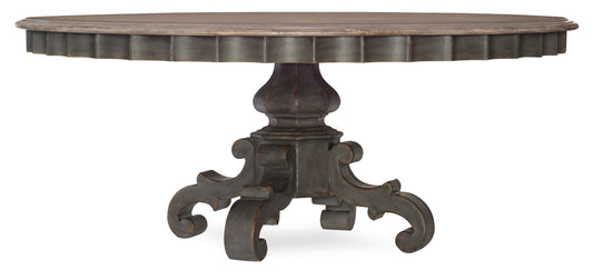 Arabella 72in Round Pedestal Dining Table