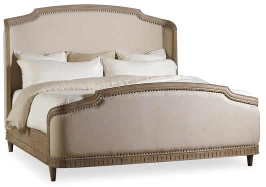 Corsica Queen Upholstery Shelter Bed