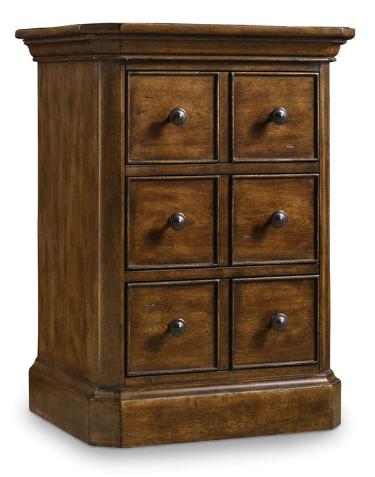 Archivist Three-Drawer Telephone Table