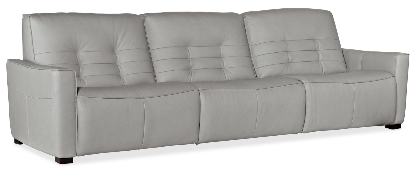 Reaux Power Recline Sofa w/3 Power Recliners